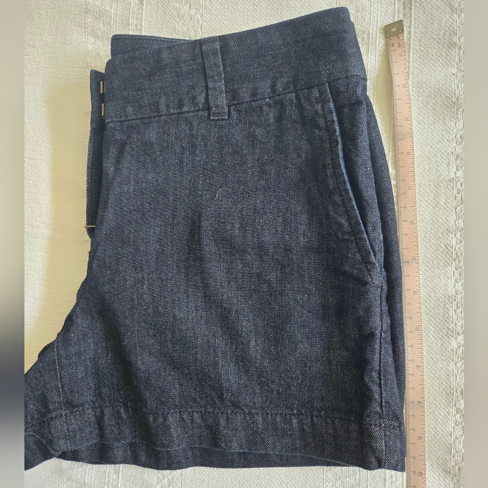 LOFT Blue Jean Shorts Classic Tailored Design - Picture 7 of 7